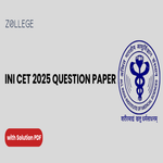 INI CET 2025 Question Paper with Answer Key and Solution PDF